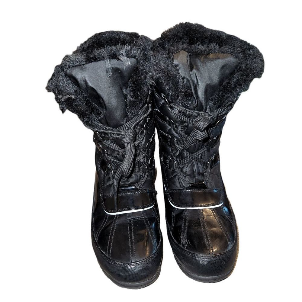 Alpine Design Black Snow Boots Size 8